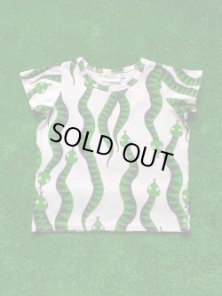 画像1: mini rodini PYTHON SS TEE  グリーン