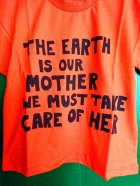 他の写真1: mini rodini MOTHER EARTH T-SHIRT オレンジ