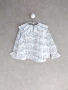 他の写真3: franky grow POP PLEATS COLLAR BELL SHAPED TP　ホワイト＊ブラック