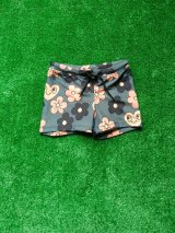 mini rodini FLOWER SWIMPANTS グレー