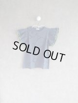 franky grow BEAR DOUBLE FRILL TEE ブラック