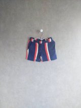 mini rodini STRIPE SWEATSHORTS ブルー