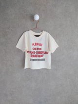 mini rodini Trans-Siberian T-shirt　オフホワイト