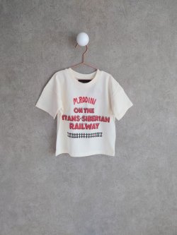 画像1: mini rodini Trans-Siberian T-shirt　オフホワイト