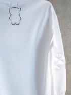 他の写真3: franky grow REMOVABLE QUILTING SAILOR COLLOR L/S TEE　ホワイト-ホワイト＊ブラックDOTS