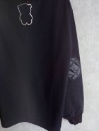 他の写真2: franky grow REMOVABLE QUILTING SAILOR COLLOR L/S TEE　ブラック-ブラック＊シルバーDOTS