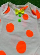 他の写真1: franky grow B/D FLY BODY ミント＊オレンジDOTS