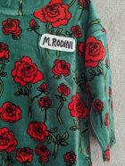 他の写真1: mini rodini Roses Velour Sweater 　グリーン