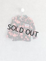 mini rodini Roses Velour Sweater 　ブラック