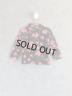 画像2: mini rodini Roses Velour Sweater 　ブラック