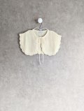 franky grow SCALLOP DETACHABLE KNIT COLLAR アイボリー