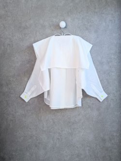 画像3: franky grow SAILOR COLLAR BROUSE DYED　ホワイト