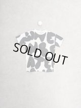 franky grow W/B BACK NO FIXING TEE　ブラックLETTERS