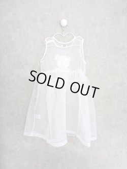 画像2: franky grow TAPE EMBROIDERY TULLE DRESS　ホワイト