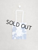 franky grow TAPE EMBROIDERY BEAR TULLE BAG　ブルー LETTERS