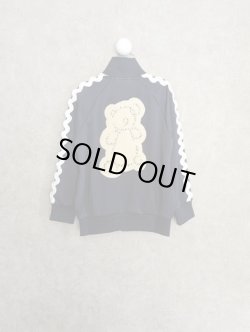 画像1: franky grow KUMA EMBROIDERY PATCH TRACK JACKET　ネイビー