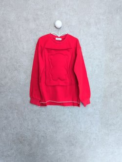 画像1: franky grow WATA KUMA L/S TEE　レッド