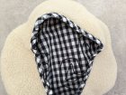 他の写真2: franky grow REVERSIBLE BERET　アイボリーボア＊ブラックチェック