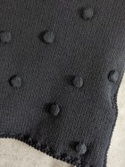 他の写真3: franky grow HAND-KNITTED DOTS VEST　ブラック