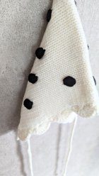 他の写真1: franky grow HAND-KNITTED DOTS HAT　アイボリー