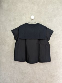 画像2: franky grow WHT/BLK　SAILOR COLLAR PULLOVER　ブラック　