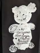 他の写真1: franky grow BEAR TAPE EMBROIDERY PRINT DOCKING TEE　ブラック　