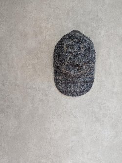 画像1: franky grow NEEDLE PUNCHED COTTON TWEED CHECKED CAP