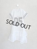 franky grow UNIFORM DRESS #5　グレー＊ホワイト