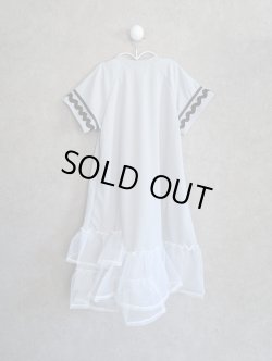 画像2: franky grow UNIFORM DRESS #5　グレー＊ホワイト