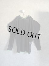 franky grow DOTS TULLE MELLOW SHEER  TOPS　ブラック