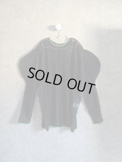 画像1: franky grow DOTS TULLE MELLOW SHEER  TOPS　ブラック