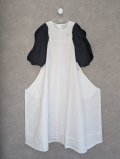 franky grow GURUGURU STITCH WAVE CUT SLEEVES DRESS　ホワイト