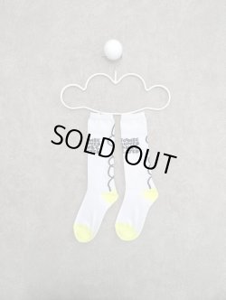 画像1: franky grow CONVEY THE WORDS SOCKS　ホワイト