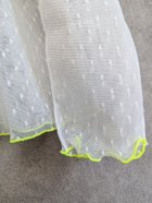 他の写真3: franky grow DOTS TULLE MELLOW SHEER HIGH-NECK TOPS　ホワイト