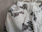 他の写真1: franky grow GRAFFITIED BEAR GATHERED PANTS　ホワイト　キッズ・レディース