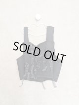 franky grow KNIT VEST　ブラック