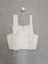 franky grow KNIT VEST　アイボリー