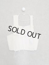 franky grow KNIT VEST　アイボリー