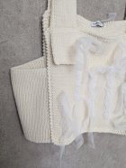 他の写真1: franky grow KNIT VEST　アイボリー