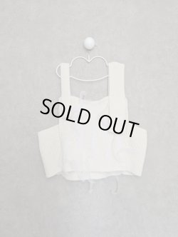 画像2: franky grow KNIT VEST　アイボリー