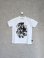 画像1: franky grow PUFF PRINTING ART TEE　ホワイト　キッズ (1)