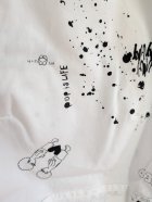 他の写真1: franky grow HAND-DRAWN Pt.WIDE MACKIN PANTS　ホワイト　キッズ・レディース