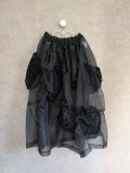 franky grow BEAR FEELS SOLID RIBBON ORGANDY　ブラック　レディース