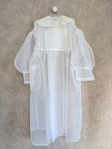 franky grow RIBBON SAILOR COLLAR ORGANDY　ホワイト　レディース