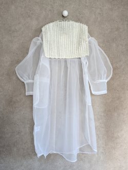 画像2: franky grow RIBBON SAILOR COLLAR ORGANDY　ホワイト　レディース