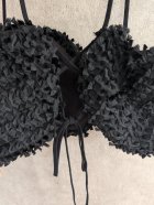 他の写真1: franky grow RIBBON ORGANDY BUSTIER　ブラック