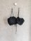画像2: franky grow RIBBON ORGANDY BUSTIER　ブラック (2)