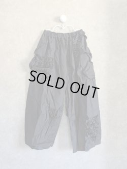 画像1: franky grow VARIOUS FRILL PANTS　ブラック