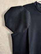 他の写真1: franky grow DISTORTED SLEEVES TEE　ブラック　キッズ・レディース