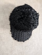 franky grow RIBBON ORGANDY CAP ブラック